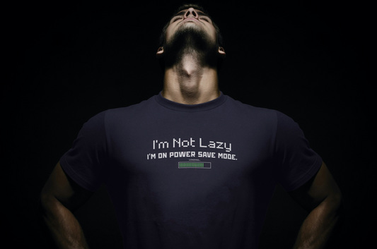 Power Save Mode – Lazy but Efficient Men's Tee