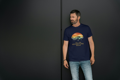 Let the Adventure Begin – Cotton Premium Men's T-Shirt