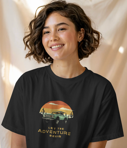 Road Trip Vibes – Oversized Unisex T-Shirt
