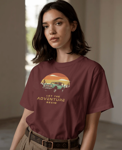 Road Trip Vibes – Oversized Unisex T-Shirt