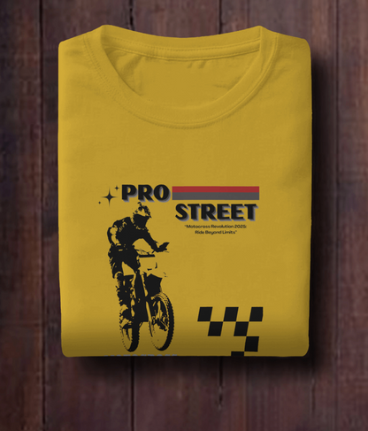 Unisex Oversized Pro Street Motocross Tee – Ride Loud, Ride Free