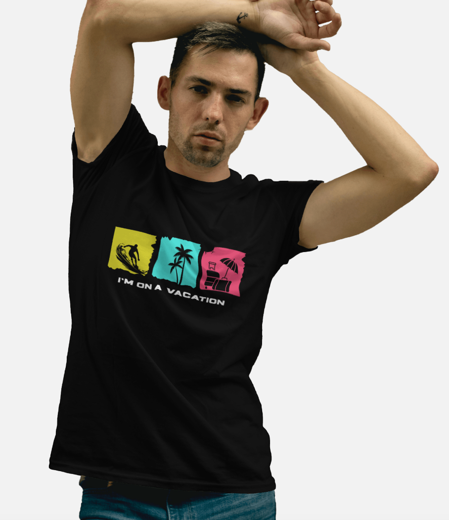 I’m on a Vacation – Tropical Vibes Men's Tee