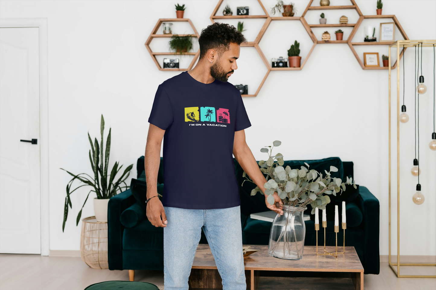 I’m on a Vacation – Tropical Vibes Men's Tee
