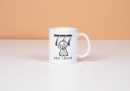777 Paws of Luck – Dog Lover Ceramic Mug