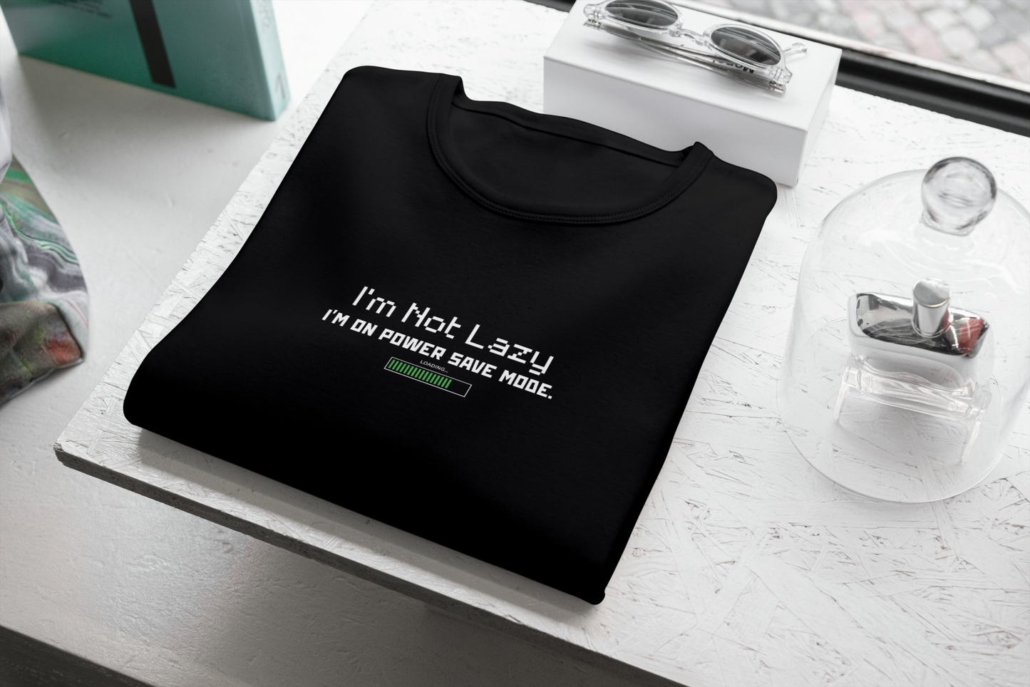 Power Save Mode – Lazy but Efficient Men's Tee