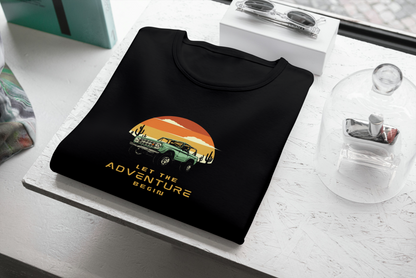 Let the Adventure Begin – Cotton Premium Men's T-Shirt