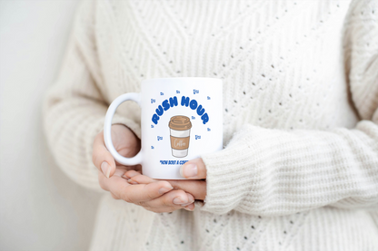 Rush Hour Brew Mug – “How Bout a Coffee Break?”