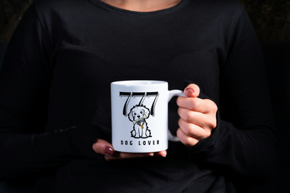 777 Paws of Luck – Dog Lover Ceramic Mug